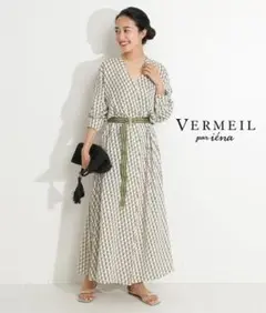 VERMEIL par iena VERMEIL モノグラムワンピース