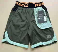 Russell Boy's ショーツ サイズ 10-12グリーンドライパワー