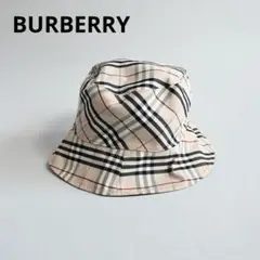 091★ BURBERRY リバーシブル バケットハット ノバチェック