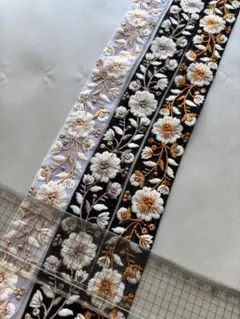 SALEフォロワー100人記念！数量限定インド刺繍リボン