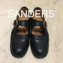 お洒落さん✳︎SANDERSウィングチップシューズ FUDGE