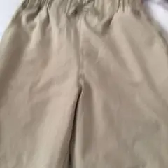 ベージュ ロングパンツ ゴムウエスト140サイズ