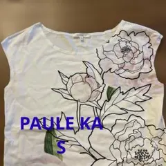 【PAULE KA】 花柄Tシャツ　S