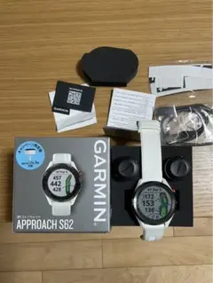 GARMIN(ガーミン) ゴルフナビ GPS Approach S62 ホワイト