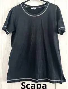 ♪サマーセール♪ スキャパ　ブラック 半袖Tシャツ M