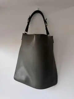 MARNI マルニ レザートートバッグ 肩掛け カーキ×ブラックハンドル付け替え