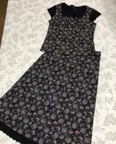 ローラアシュレイ ＊ セットアップ　ペイズリー＆フラワー柄　大人可愛い