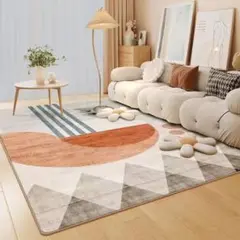 カーペット160x230cm ラグマット北欧 ラグ 洗える 抗菌防臭 #a18
