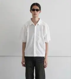 m*e様 【entire studios】 duty shirt ワークシャツ duty shirt black – entire studios