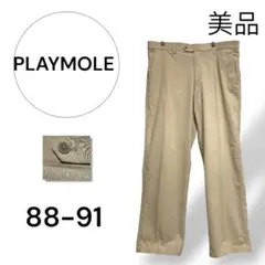 ★美品★ PLAYMOLE ベージュ チノパン 88-91
