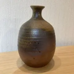 【備前焼】矢部篤郎 1点モノ 希少 花瓶 一輪挿しオレンジ 緑 陶芸品 陶器 備前焼】矢部篤郎 1点モノ 希少 花瓶 明確 一輪挿しオレンジ 緑