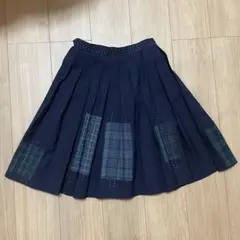 keisuke kanda つぎはぎのプリーツスカート