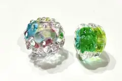 とんぼ玉セット☆クラゲ