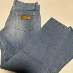 Wrangler × raffine コラボ デニム ストレート ジーンズ L