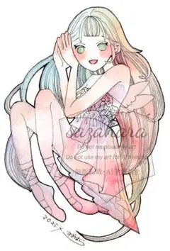 【ドローイング①】手描き　イラスト　オリジナル　OC　天使