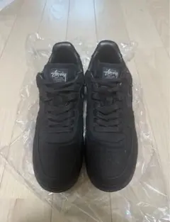 STUSSY & NIKE AIR FORCE 1 LOW BLACK