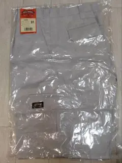 ソーワ(Sowa) ワンタックカーゴパンツ　シルバーグレー　サイズ９１