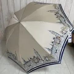 【新品未使用】Aquascutum アクアスキュータム 長傘 雨傘 イラスト