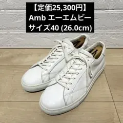 Amb エーエムビー KIPSレザー スニーカー 26.0cm