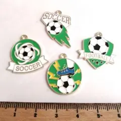 在庫2セット⭐アソートサッカーボール.。.:*4個♡チャーム