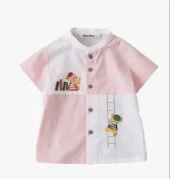美品★ファミリアのシャツ★レッド色★90サイズ★完売商品