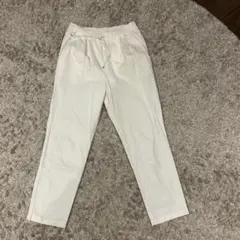 MELROSE CLAIRE ホワイト コットンパンツ