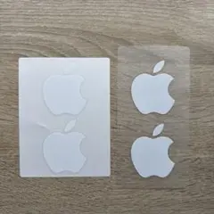 Appleロゴステッカー （2ピース×2枚）