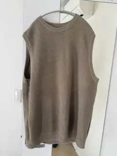 crepuscule クレプスキュール　ベスト　MOSS STITCH VEST