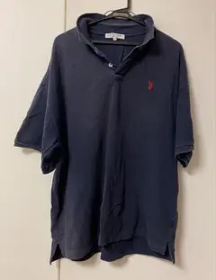 （大きめサイズ） U.S. POLO ASSN. ネイビー ポロシャツ