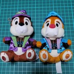 ②チップとデール ぬいぐるみバッジ