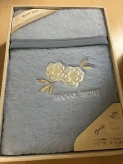 hanae mori ウール混毛布