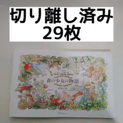 森の少女の物語 切り離し済みポストカード29枚