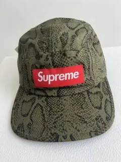 Supreme ヘビ柄 キャップ