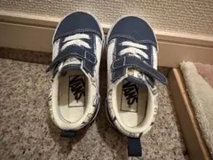 VANS ネイビー キャラクター柄 スニーカー