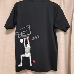 レア⭐︎コンバース バスケTシャツ ZETT製　スカル ダンク トレーニング L