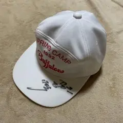 近鉄バファローズ 仰木 彬サイン　ベースボールキャップ 1992年 春季キャンプ