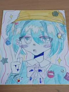 色紙イラスト