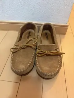 MINNETONKA ブラウン メンズモカシン　7インチ25cm