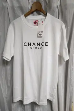 新品 Lサイズ ユニクロ　UTme chance choco Tシャツ 白