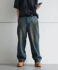 order Loose denim pants vintage "INDIGO"