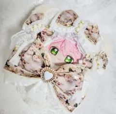 １５時まで価格⭐あんスタいつぬいサイズぬい服⭐オフホワイト×クリームくまさん⭐