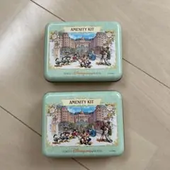 【未使用品】ディズニーランドホテル　アメニティ缶2セット　ディズニー