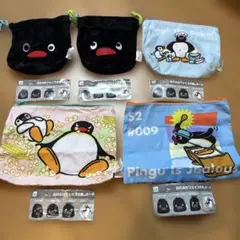 新品　ふわふわフェイス巾着＆ポーチコレクション　5種