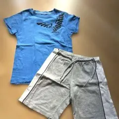 難ありARMANI JUNIOR Tシャツ＆ショートパンツセット 4A 3A