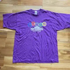 古着BINGO カジノTシャツ 紫 Fort McDowell XL ビンテージ