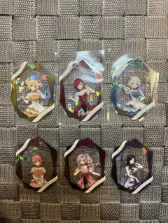 にじさんじ 特典 箔押しホロクリアカード 6枚