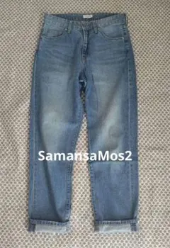 SamansaMos2サマンサモスモスボーイフレンドデニムパンツ