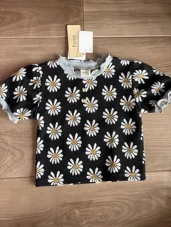 Favon デイジー柄 フリル袖 Tシャツ 90cm 新品未使用