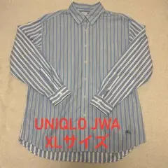 人気 UNIQLO JW ANDERSON シャツ ストライプ XL