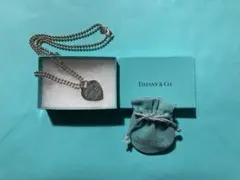 リターントゥティファニー ハートタグ ネックレス ロングボールチェーン